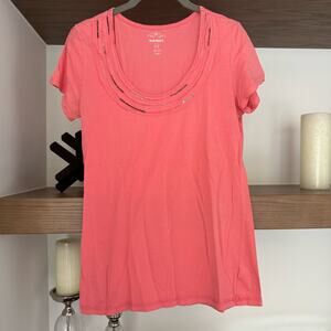 Old Navy Beaded Sequin Top in Pink